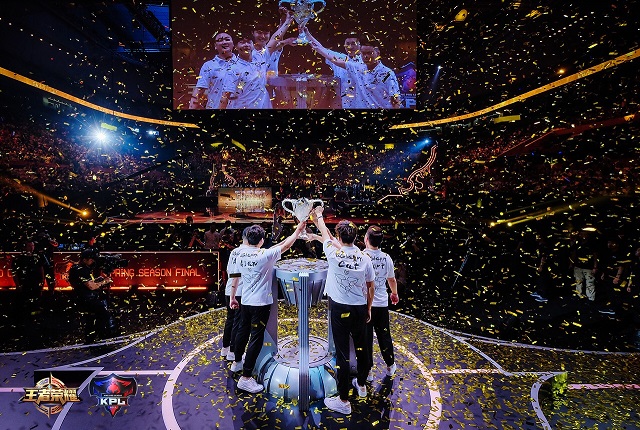 KPL年度总决赛：广州TTG团队配合制胜，风暴龙王团战击溃长沙TES.A